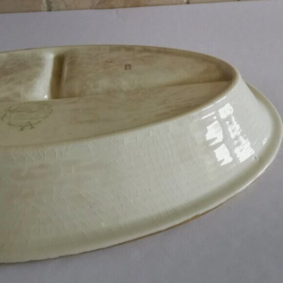 Royal Winton Grimwades Mottled Pink Vintage Divided Tray MCM Decor - Picture 5 of 9